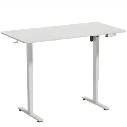 Escritorio Elevable Eléctrico 140x70 cm Altura Ajustable 72-120 cm 3 Memorias Silencioso 2 Ganchos 2 Pasacables ... - Ogal.Es