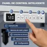 Escritorio Elevable Eléctrico 140x70 cm Altura Ajustable 72-120 cm 3 Memorias Silencioso 2 Ganchos 2 Pasacables ... - Ogal.Es