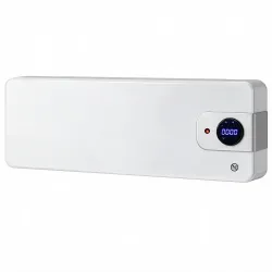 Calefactor Eléctrico de Pared 2000W con 3 Modos WiFi App Pantalla LED Termostato Temporizador y Oscilación Blanco - Ogal.Es