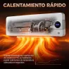 Calefactor Eléctrico de Pared 2000W con 3 Modos WiFi App Pantalla LED Termostato Temporizador y Oscilación Blanco - Ogal.Es