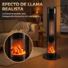 Calefactor Eléctrico Cerámico PTC 2000W con 5 Modos App Wi?Fi Llama 3D Mando Protección Contra Sobrecalentamient... - Ogal.Es