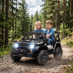 Coche Eléctrico Niños 24V 2 Plazas Batería de Litio Control Remoto 2 Motores Suspensión Trasera Arranque Suave N... - Ogal.Es