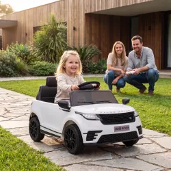 Coche Eléctrico SUV Niños Licencia Range Rover Velar 12V Control Remoto Batería Litio Motores Suspensión 2-4Años... - Ogal.Es