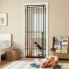Barrera de Seguridad para Niños Perros y Gatos Extra Alta 112-200 cm Ancho Extensible 76-85 cm para Puertas Esca... - Ogal.Es