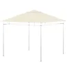 Toldo de Recambio 3x3 m con Orificios de Drenaje Ventilación y Protección UV Solo Toldo NO Incluye Marco Crema - Ogal.Es