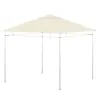 Toldo de Recambio 3x3 m con Orificios de Drenaje Ventilación y Protección UV Solo Toldo NO Incluye Marco Crema - Ogal.Es