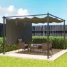 Pérgola de Jardín 4x3 m con Techo Retráctil 3 Laterales Enrollables UPF30+ Cenador de Jardín para Patio Exterior... - Ogal.Es