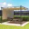 Pérgola de Jardín 4x3 m con Techo Retráctil 3 Laterales Enrollables UPF30+ Cenador de Jardín para Patio Exterior... - Ogal.Es