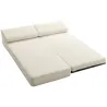 Sofá Cama de 3 Plazas 4 en 1 Sofá Cama Convertible 2 Almohadas con Funda Lavable Estructura de Acero 193x82x58 c... - Ogal.Es